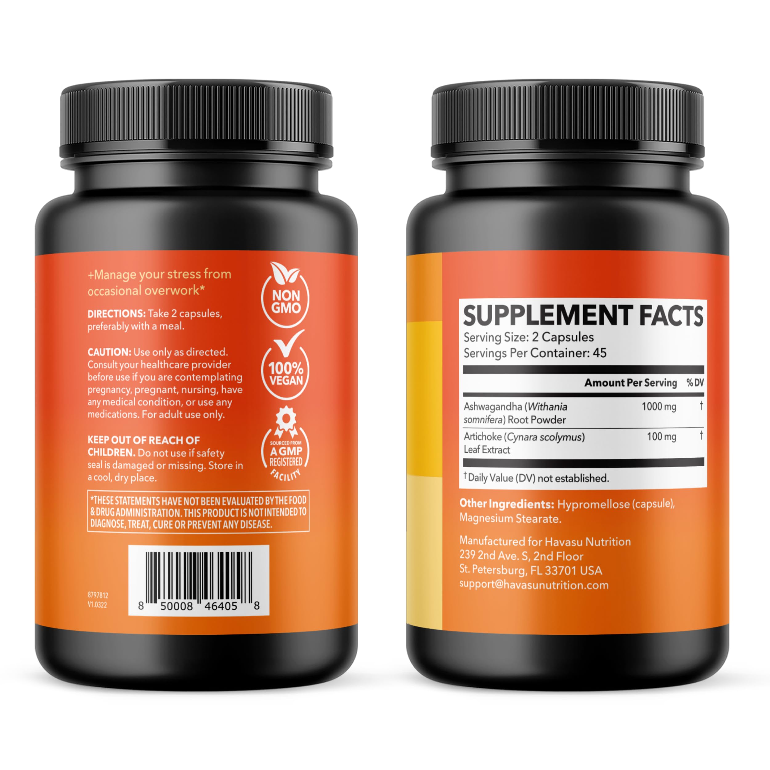 HAVASU NUTRITION producto en cocina junto a taza, integrable en rutina