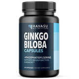 HAVASU NUTRITION botella frontal mostrando 60 cápsulas y claridad de etiqueta