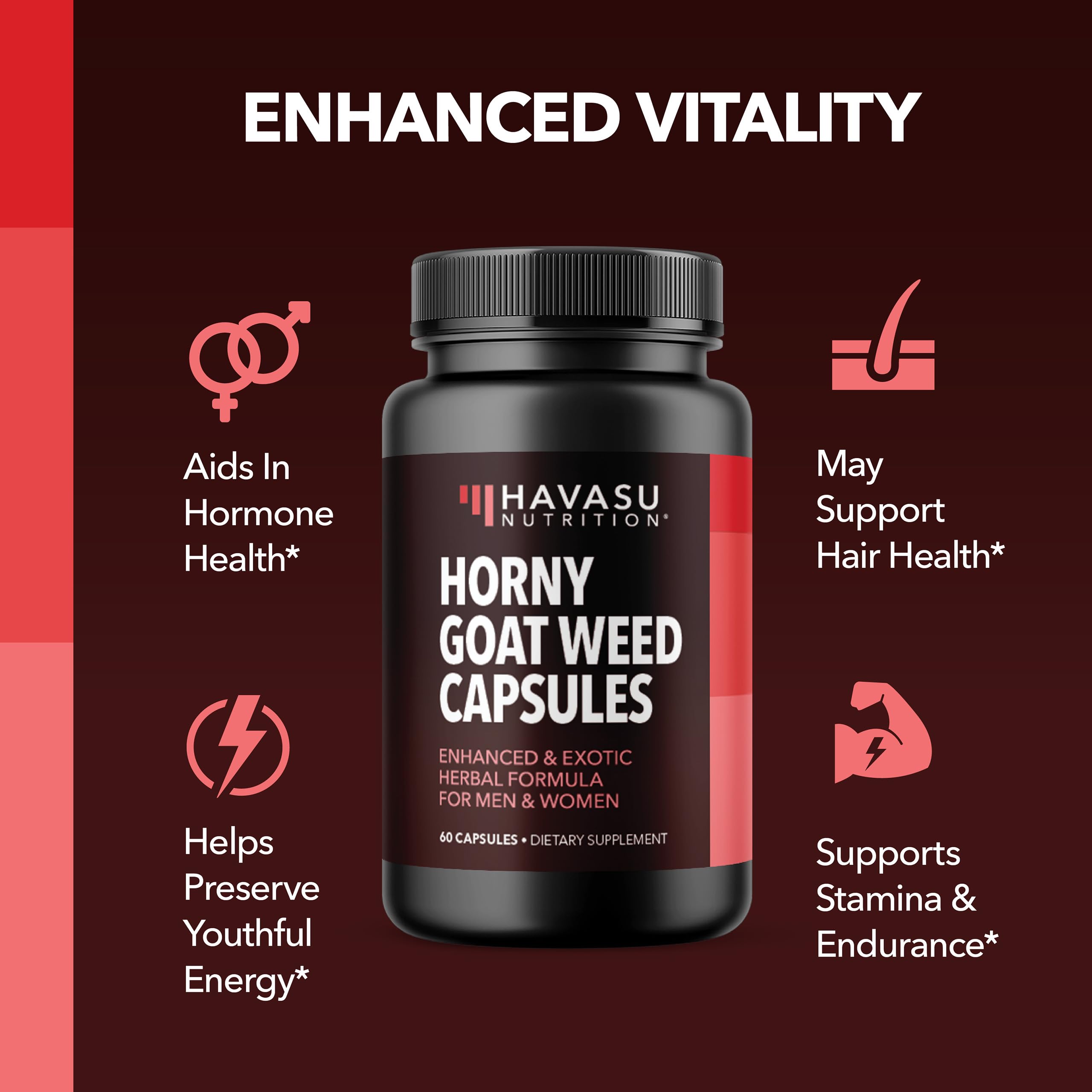 HAVASU NUTRITION cápsulas en mano para visualización de dosis