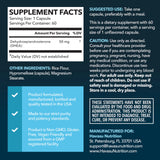 HAVASU NUTRITION vista lateral del frasco y cantidad de cápsulas