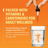 HAVASU NUTRITION aceite mezclado en batido para añadir nutrientes sin sabor