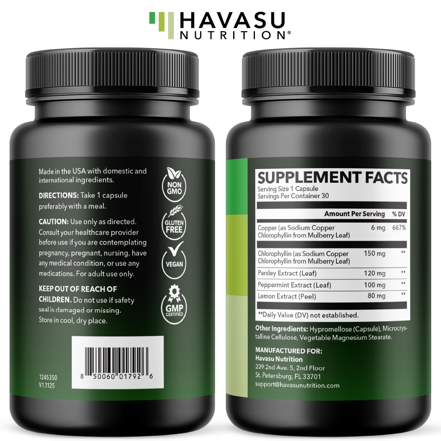 HAVASU NUTRITION ambiente de bienestar con suplemento en mesa