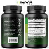 HAVASU NUTRITION ambiente de bienestar con suplemento en mesa