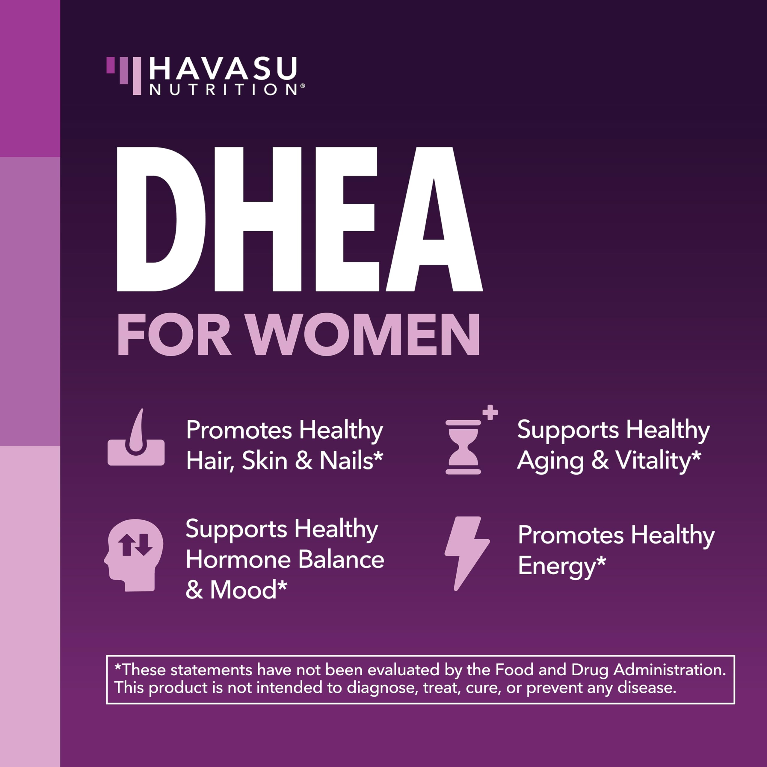 HAVASU NUTRITION etiqueta con ingredientes y beneficios visibles