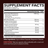 HAVASU NUTRITION acercamiento a la etiqueta con información visible
