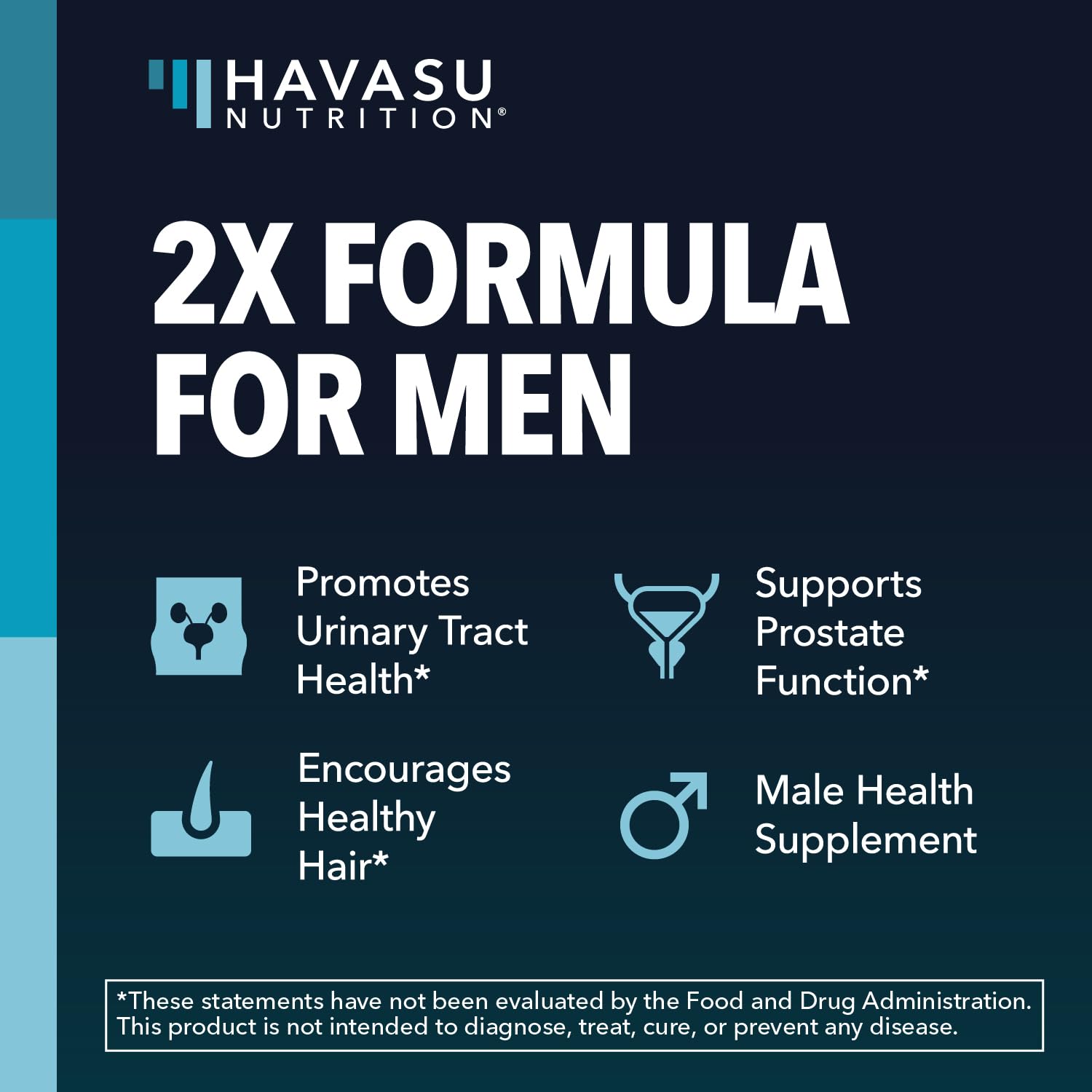 HAVASU NUTRITION etiqueta con información de dosis y beneficios claros