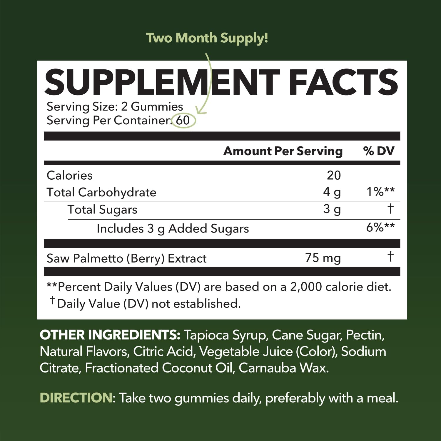 HAVASU NUTRITION etiqueta trasera con información clara y completa