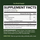HAVASU NUTRITION etiqueta trasera con información clara y completa