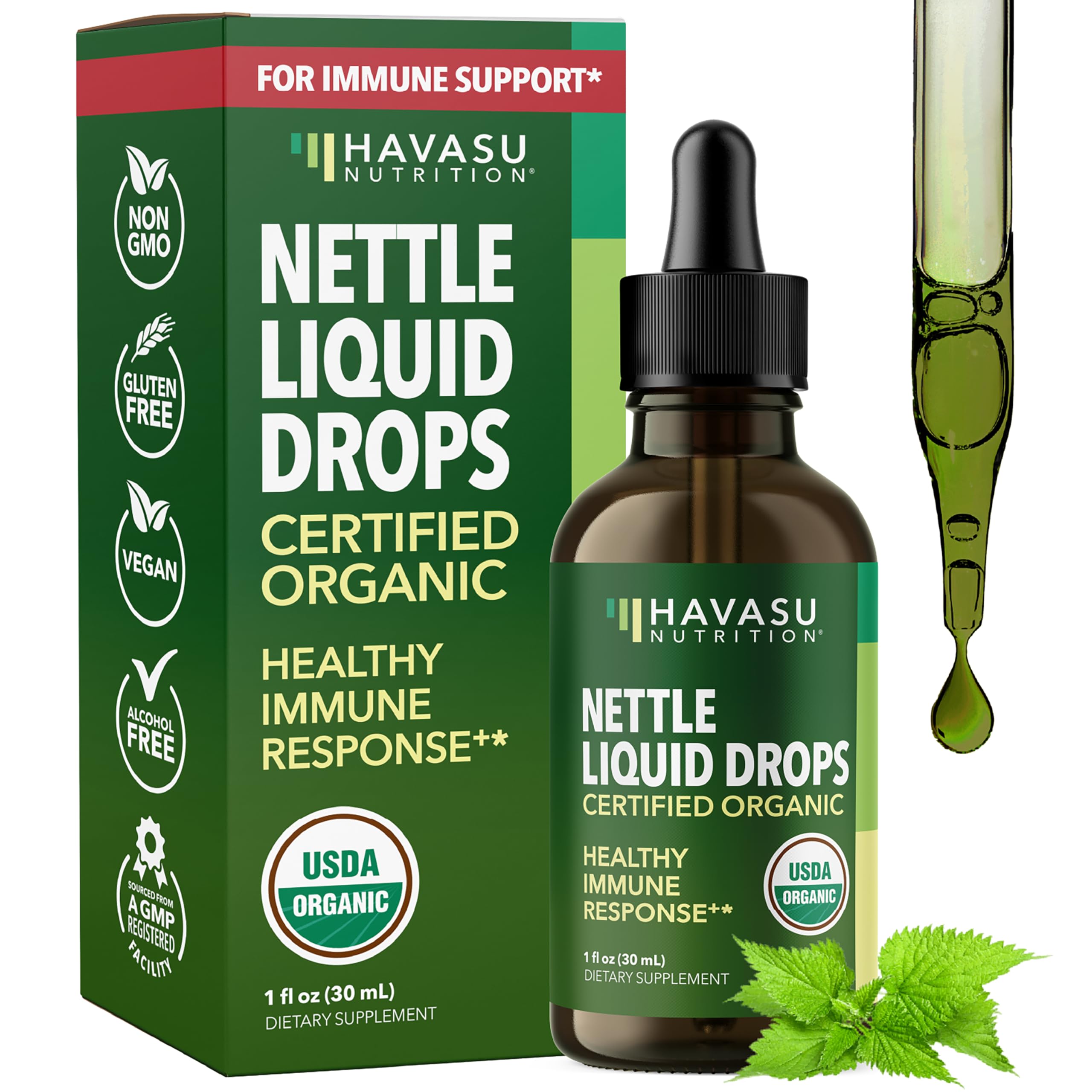 HAVASU NUTRITION frasco frontal mostrando etiqueta y tamaño portátil