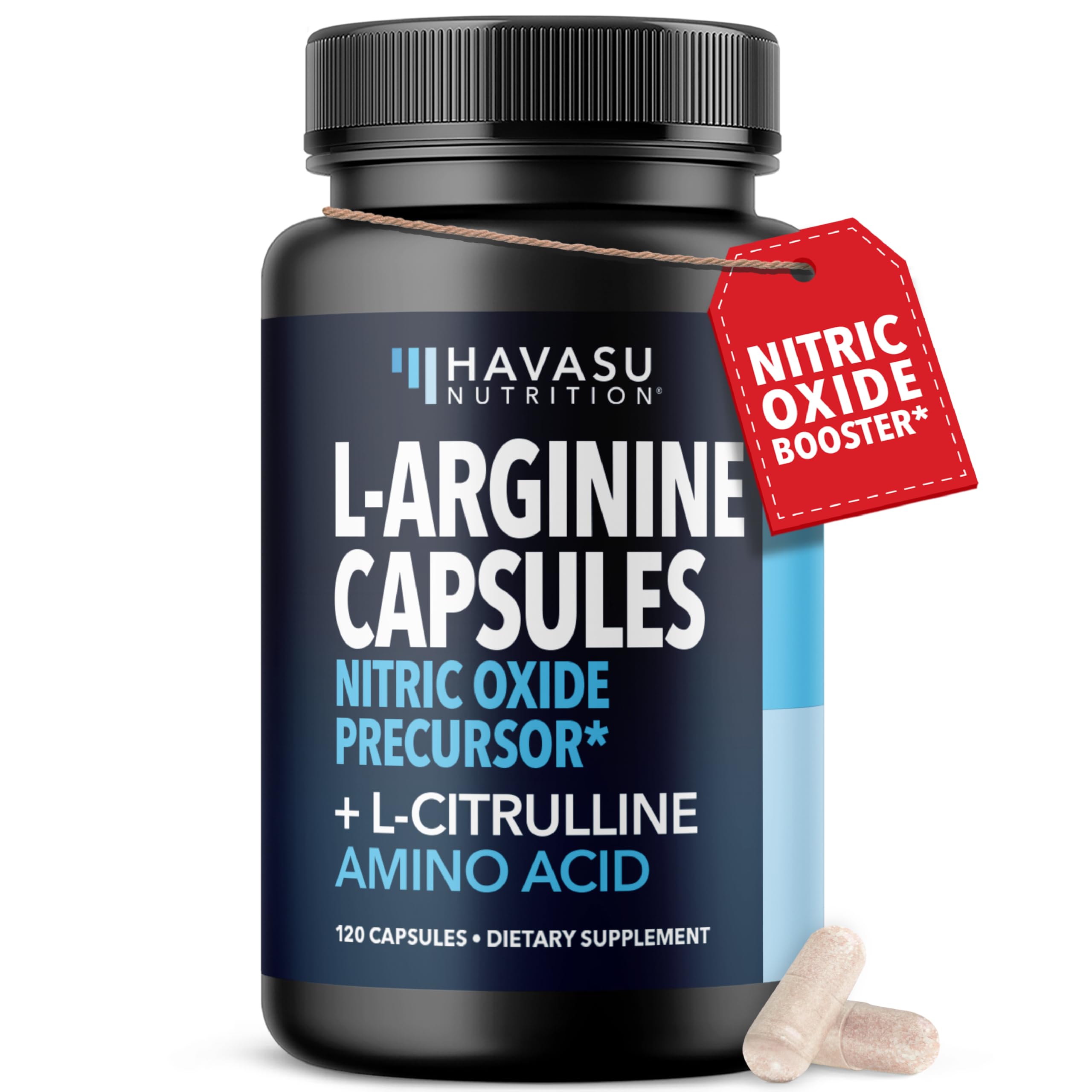 HAVASU NUTRITION envase frontal mostrando 120 cápsulas para continuidad