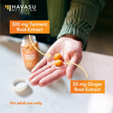HAVASU NUTRITION gomitas durazno en la mano, fácil consumo