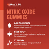 HAVASU NUTRITION etiqueta con ingredientes y datos nutricionales