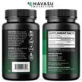 HAVASU NUTRITION closeup del psyllium husk como fibra soluble natural