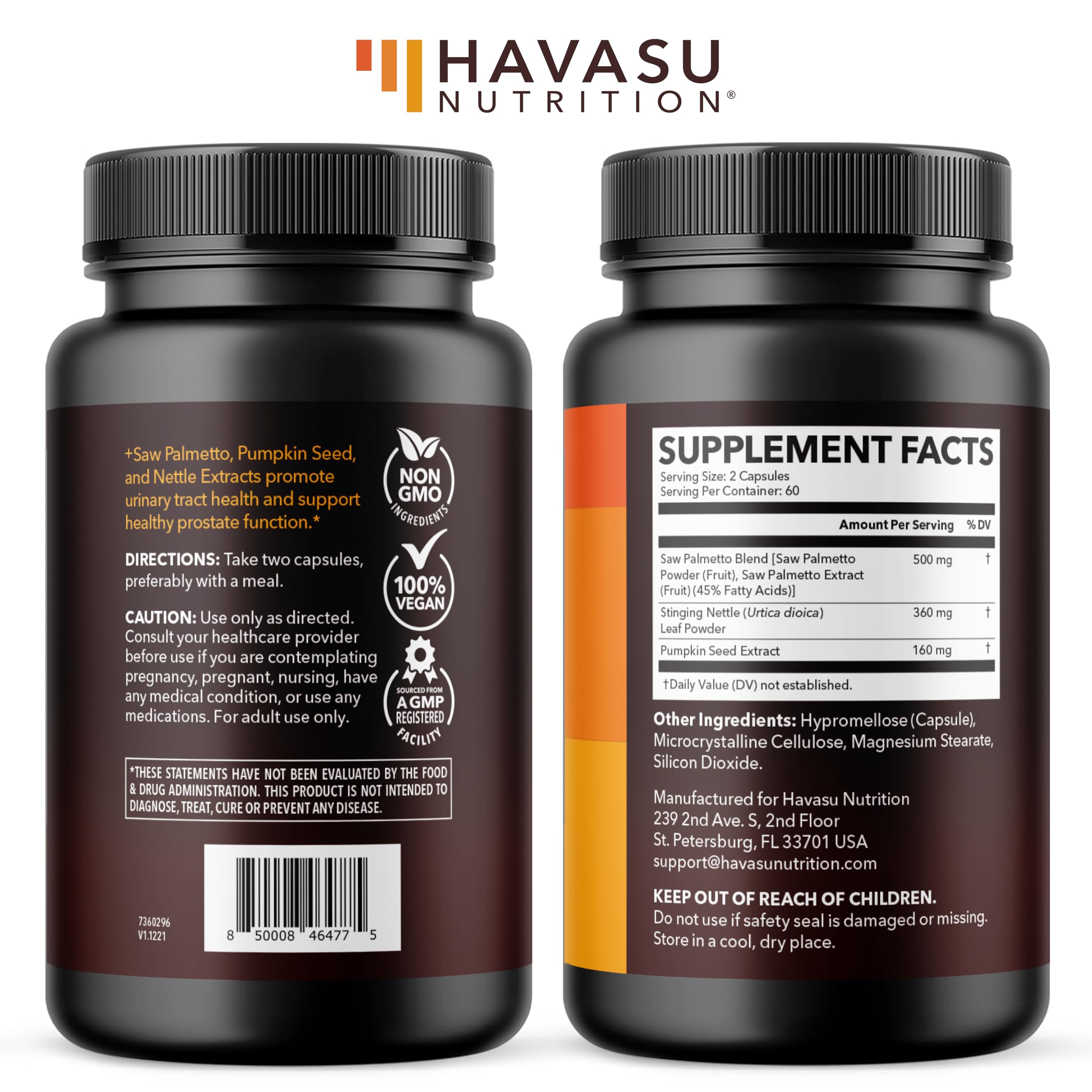 HAVASU NUTRITION extractos de plantas resaltando origen vegetal