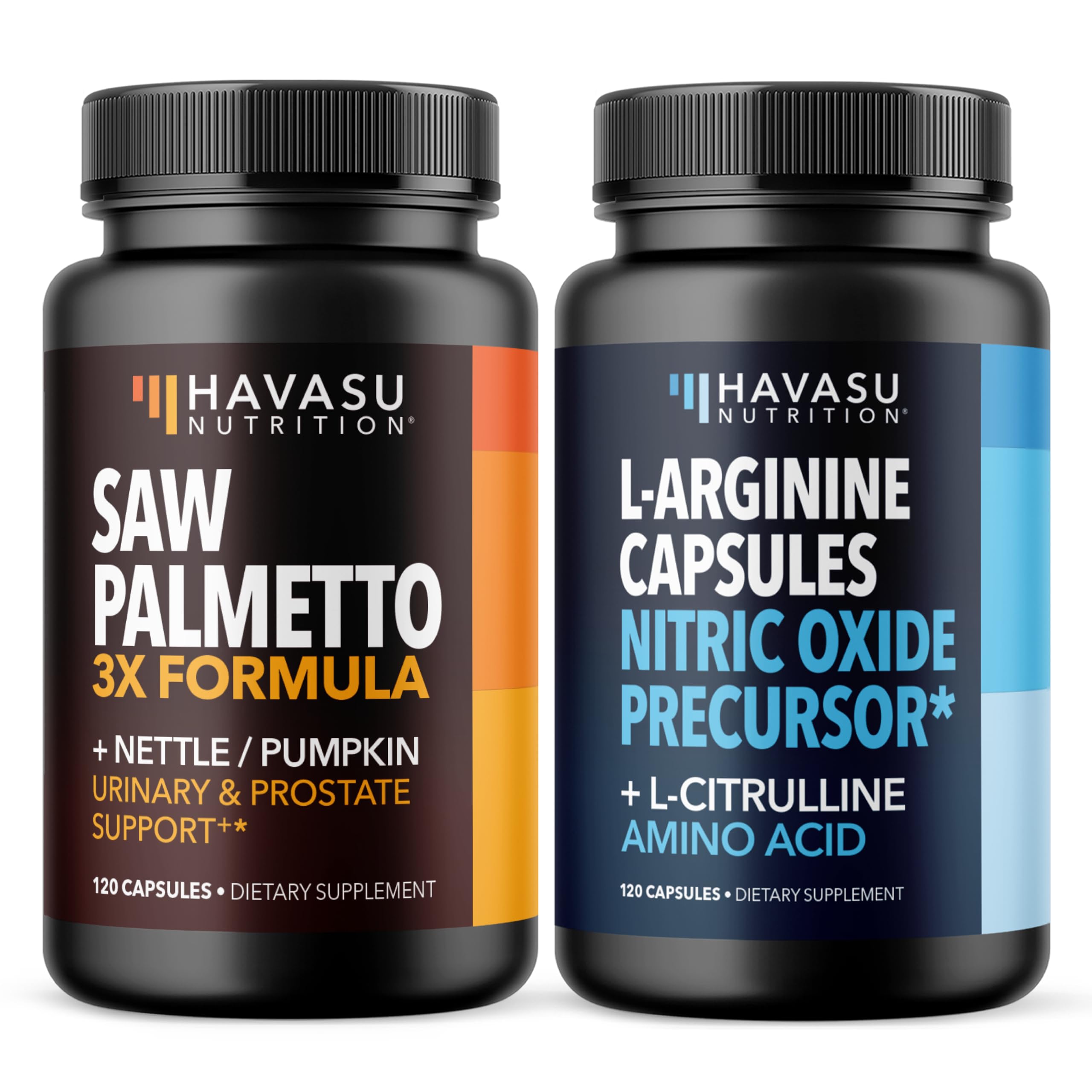 HAVASU NUTRITION pack frontal mostrando ambos frascos y beneficios