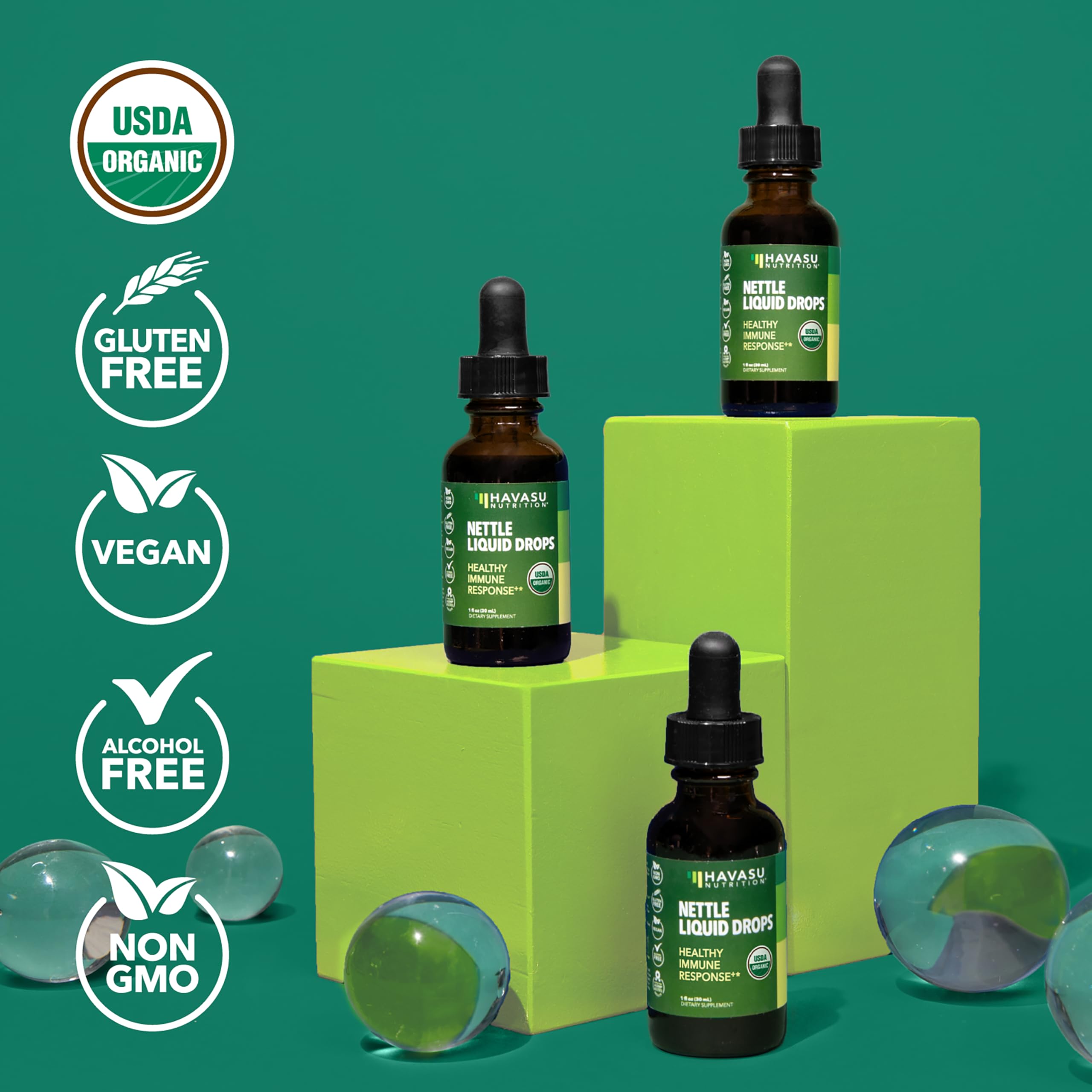 HAVASU NUTRITION empaque y caja listos para almacenamiento seguro