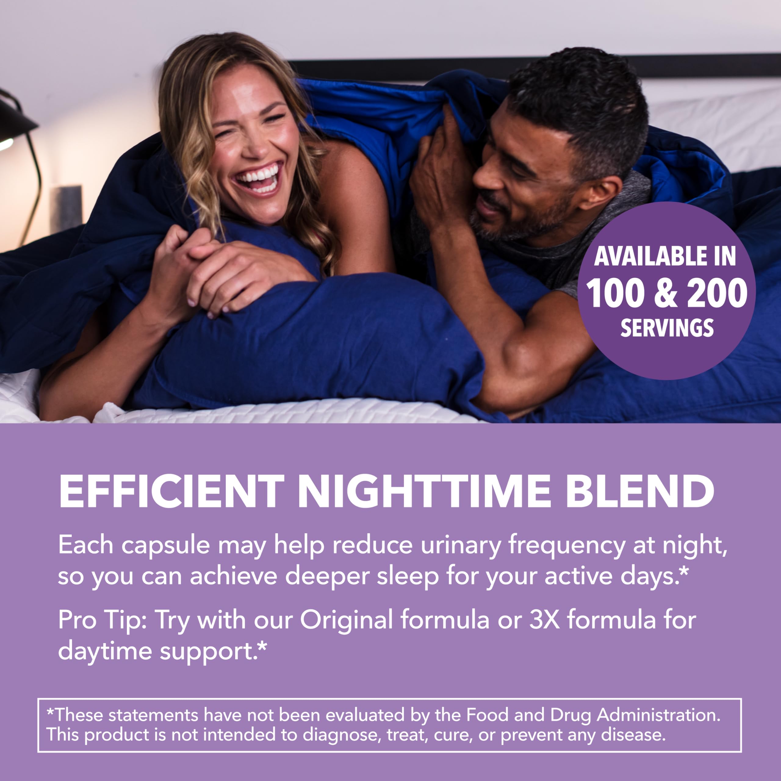 Hombre tomando cápsula por la noche con HAVASU NUTRITION para rutina nocturna