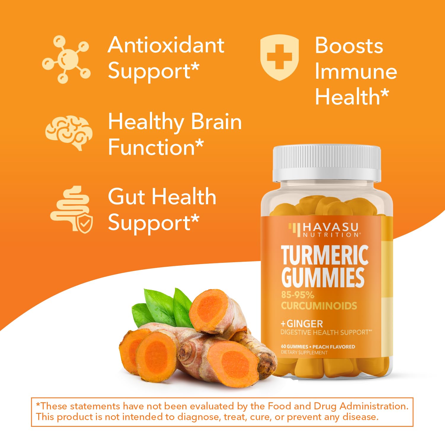 HAVASU NUTRITION primer plano de textura, gomitas veganas apetitosas