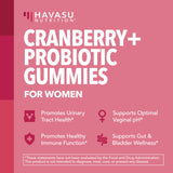 HAVASU NUTRITION primer plano de textura de gomita, fácil de masticar
