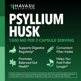 HAVASU NUTRITION cápsulas siendo tomadas con agua para conveniencia diaria