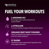 HAVASU NUTRITION vaso mezclado mixed berry listo para consumir antes del entrenamiento