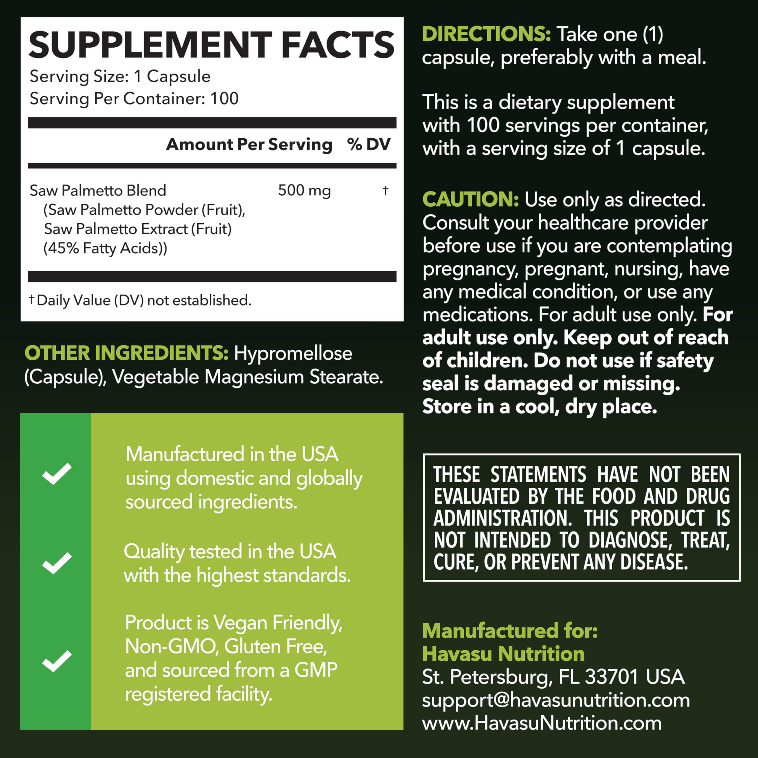 HAVASU NUTRITION cápsulas en primer plano para apreciar textura y tamaño