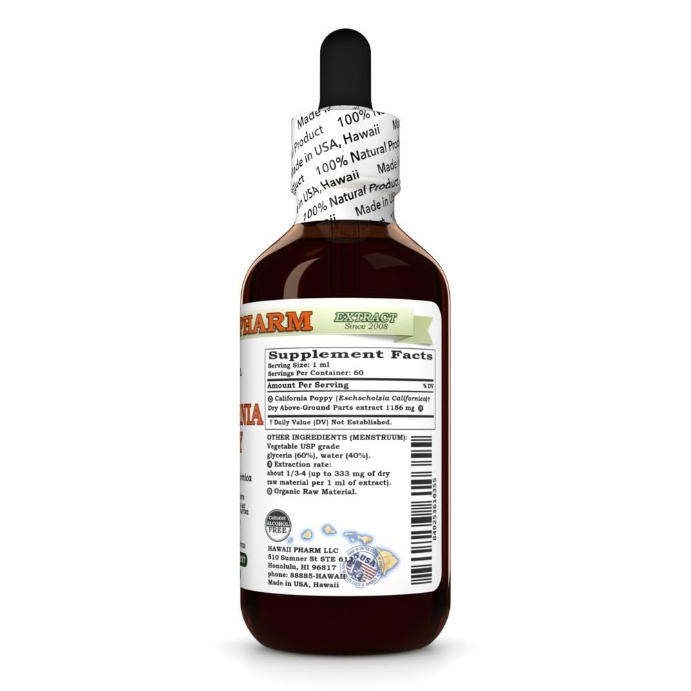 Hawaii Pharm frasco en escena de relajación junto a una taza de té, apoya calma