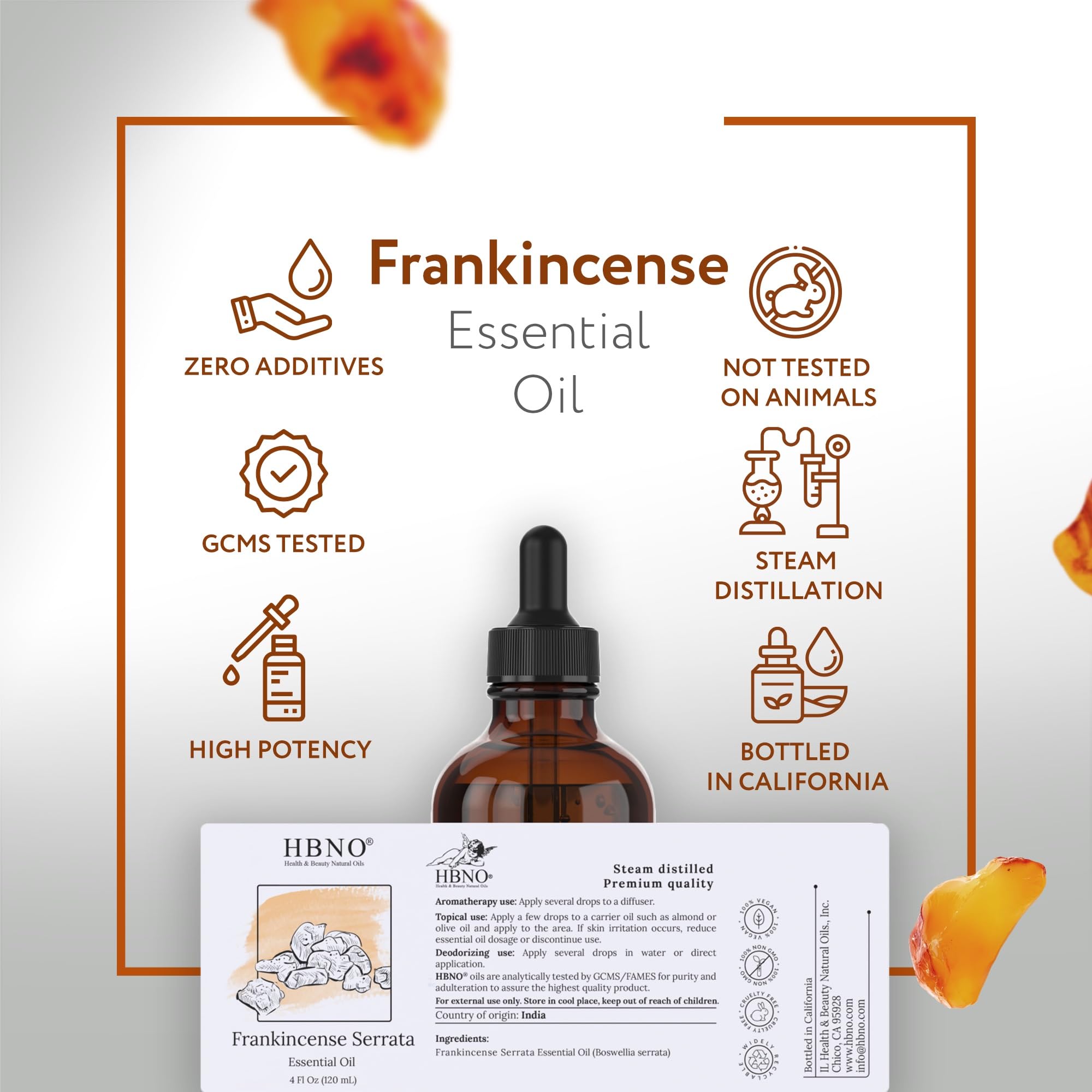 HBNO aceite de incienso en difusor ambientando habitación y creando atmósfera