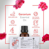 HBNO aceite de geranio en difusor creando ambiente aromático relajante