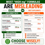HCL HERBAL CODE LABS etiqueta con ingredientes y porcentajes estandarizados