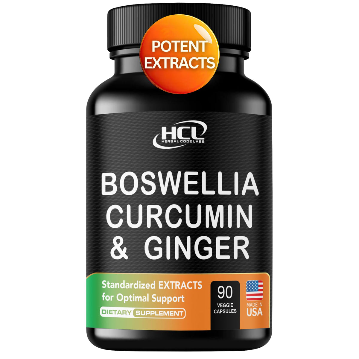 HCL HERBAL CODE LABS frente del envase muestra calidad y confianza