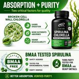 HCL HERBAL CODE LABS polvo de algas en primer plano, textura y calidad