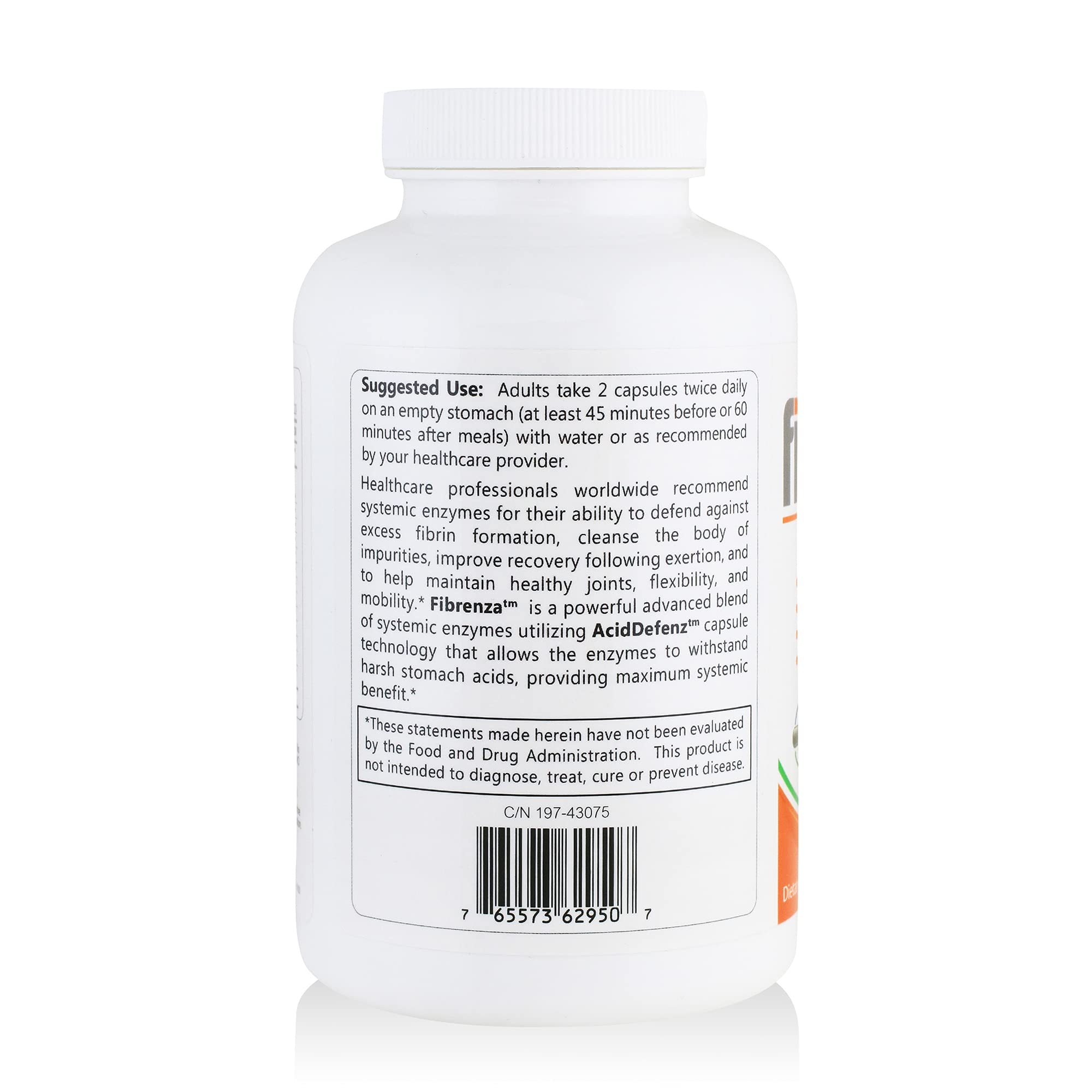 HCP Formulas Fibrenza polvo y textura que destaca pureza y calidad