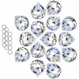 HDCRYSTALGIFTS vista frontal del paquete de 15 esferas mostrando cantidad y brillo