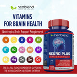healblend suplemento en escritorio durante sesión de estudio para concentración