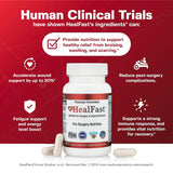 HealFast etiqueta con ingredientes para verificar transparencia y dosis