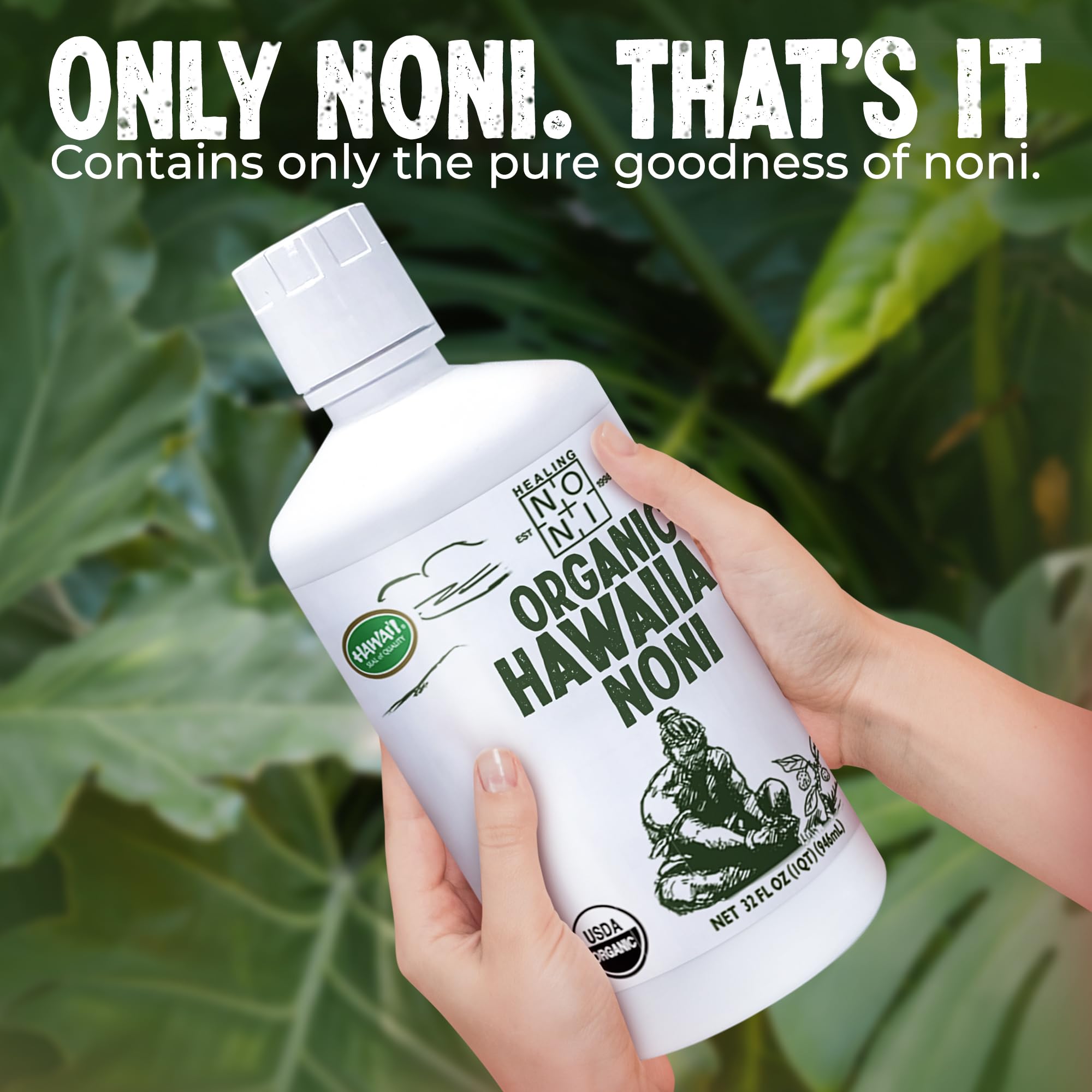 Healing Noni en uso mezclado en batido para mejor sabor y versatilidad