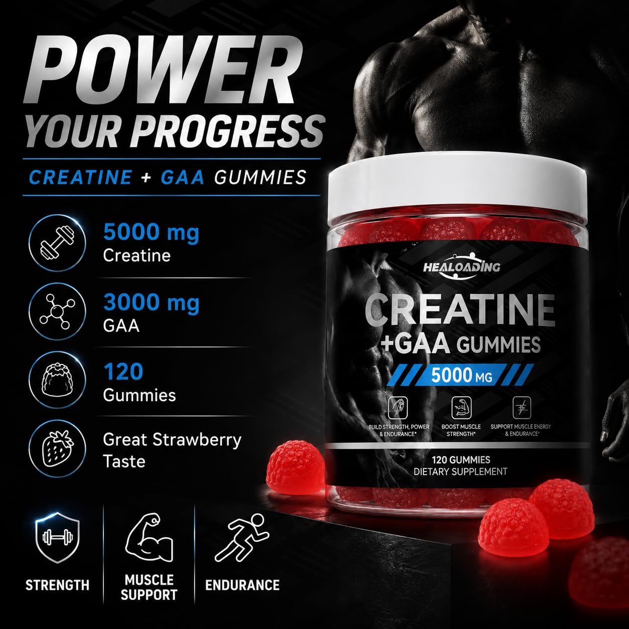 HEALOADING textura de gomita para ver pectina y digestibilidad suave