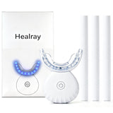 Healray bandeja frontal mostrando 32 LEDs y ventaja de tratamiento combinado