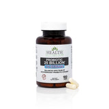 Health As It Ought To Be vista frontal del envase mostrando dosis y cepas
