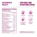 Health By Habit mujer tomando suplemento en mañana activa y equilibrada