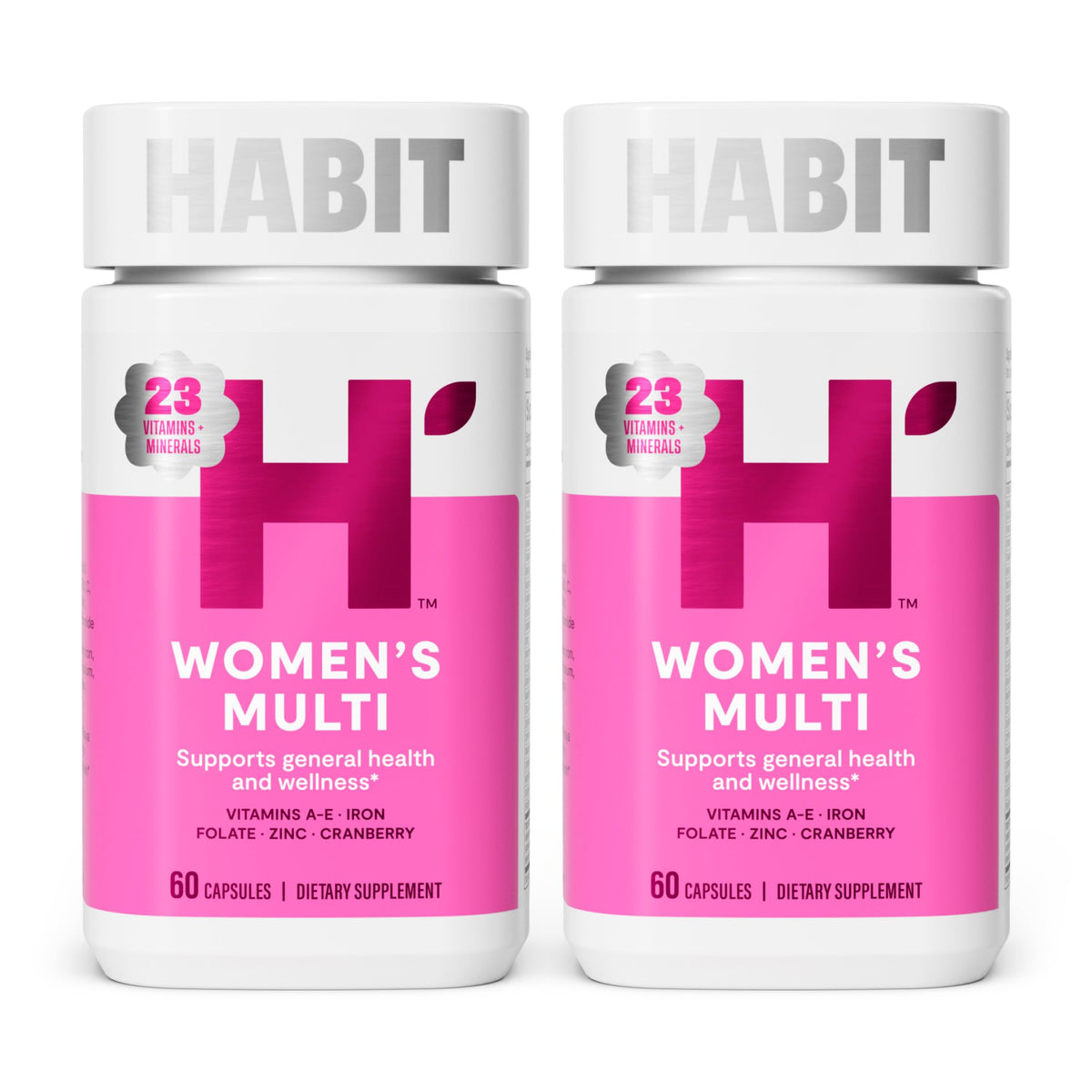 Health By Habit vista frontal del envase mostrando beneficios y diseño