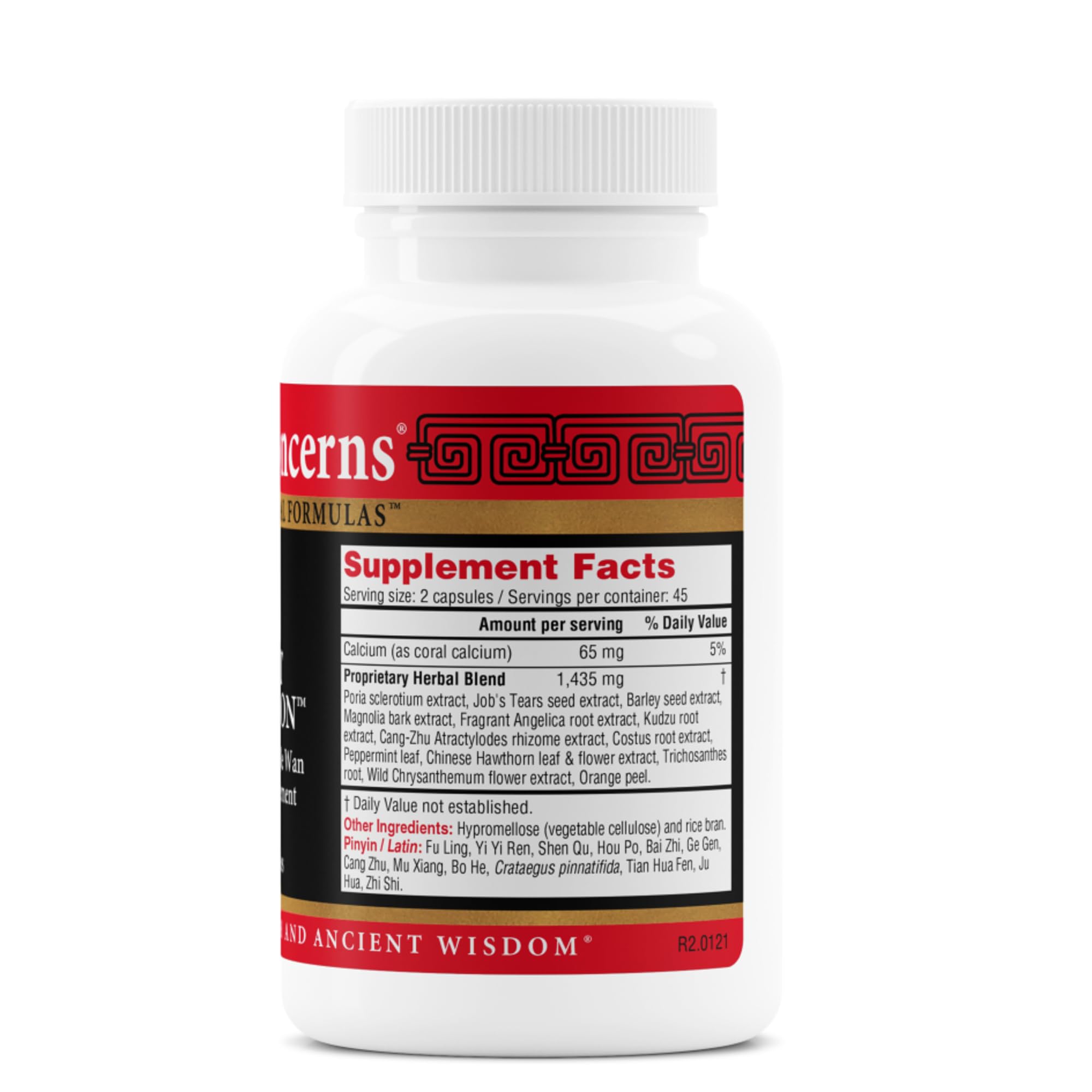 Health Concerns cápsulas Quiet Digestion alineadas, fácil dosificación para molestias