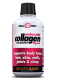 HEALTH DIRECT envase frontal AminoSculpt mango, beneficio conveniencia lista para beber