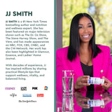 Health Focus JJ Smith comparación de tamaño de la botella para valorar dosis y duración