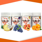 Health Guardian etiqueta con ingredientes naturales y sellos sin GMO ni gluten