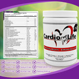 Health Guardian etiqueta trasera con información nutricional y uso