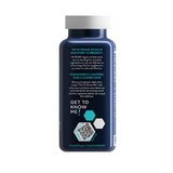 Health Logics botella abierta con softgels listos para consumir fácilmente