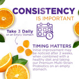 Health Nutrition Naturals caja y botella con luz natural para transmitir confianza
