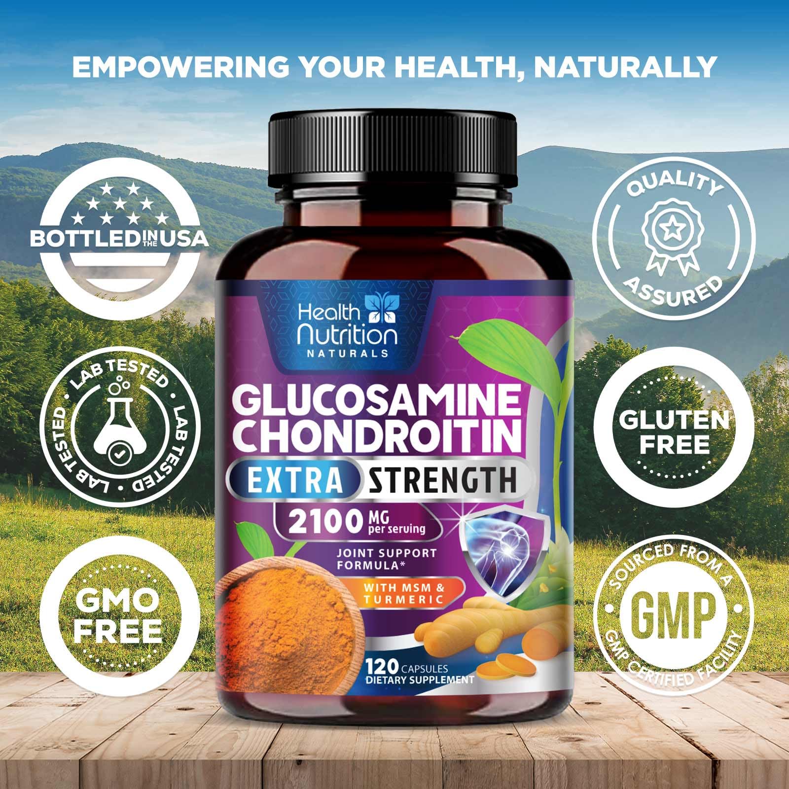 Health Nutrition Naturals cápsulas en la mano mostrando escala y facilidad de uso